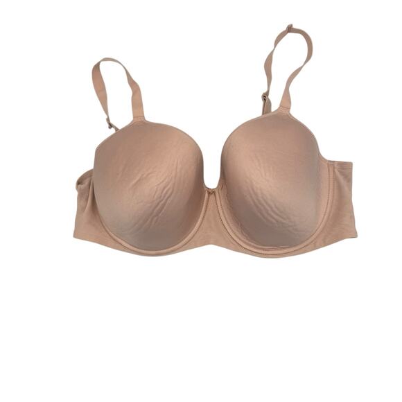 Chantelle Other - Chantelle 36DD Floral Print Underwire Padded Pale Pink T-Shirt Bra